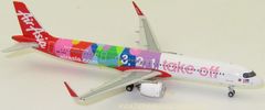PHOENIX Airbus A321-251NX, společnost AirAsia, "3,2,1 take-off" Colors, Malajsie, 1/400