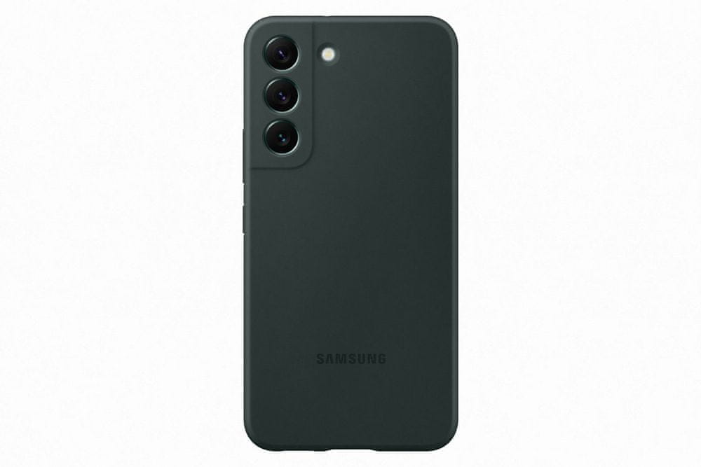 Levně Samsung Galaxy S22 Silikonový zadní kryt EF-PS901TGEGWW, zelený