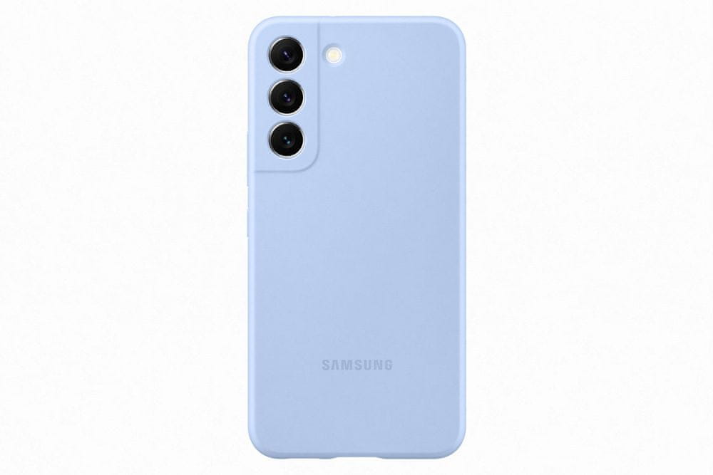 Levně Samsung Galaxy S22+ Silikonový zadní kryt EF-PS906TLEGWW, modrý - rozbaleno