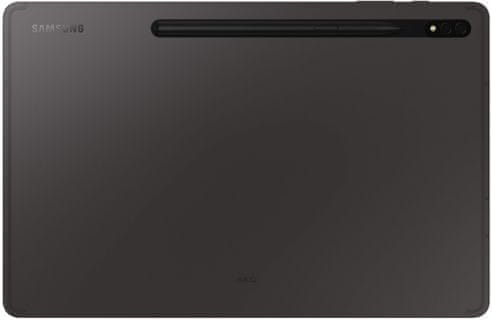 Tablet Samsung Galaxy Tab S8+ veľký výkonný tablet tenký tablet veľký displej 12,4palcov sAMOLED displej FHD+ rozlíšenie predný aj zadný fotoaparát Android 11 veľkokapacitná batéria detský mode detská ochrana rýchlonabíjanie podpora WiFi pripojenie výkonný procesor Qualcomm Snapdragon 8 Gen 1 8GB RAM veľké úložisko slot na pamäťové karty Bluetooth tenké telo výkonný tablet dostupná cena dlhá výdrž batérie Bluetooth vysokokapacitná batéria 45W rýchlonabíjanie GPS S Pen dotykové pero 120Hz obnovovacia frekvencia čítačka odtlačku prstov v displeji