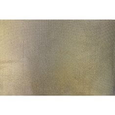 MojeParty Ubrus z netkané textilie lesklý černý/zlatý 150 x 300 cm