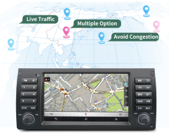 Ossuret 2GB Autorádio do Bmw X5 E53/5 Series E39/M5 , ANDROID 10 , WIFI, GPS, USB, Bluetooth, Dotykové Android autorádio do Bmw E53 X5/5 Series E39/M5 rádio + GPS navigace, Kamera, Canbus