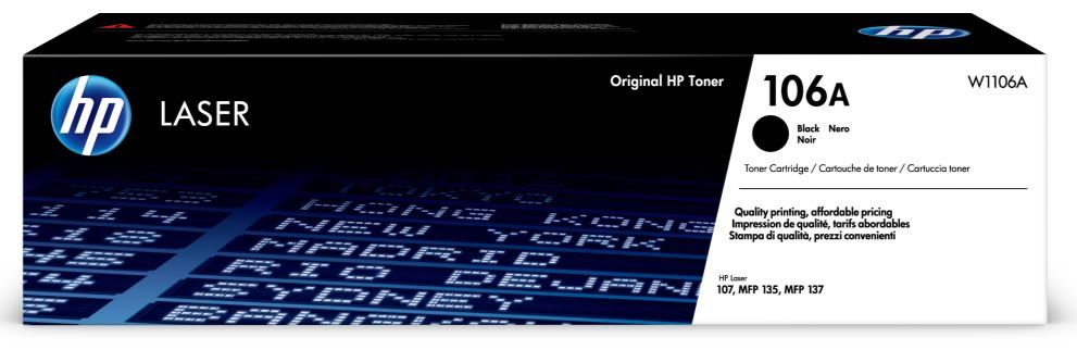 Levně HP LaserJet Toner 106A, černý (W1106A)