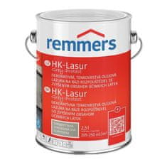 Remmers HK Lazura Grey Protect 2,5 l - stříbřitě šedá, prémiová lazura na dřevo 