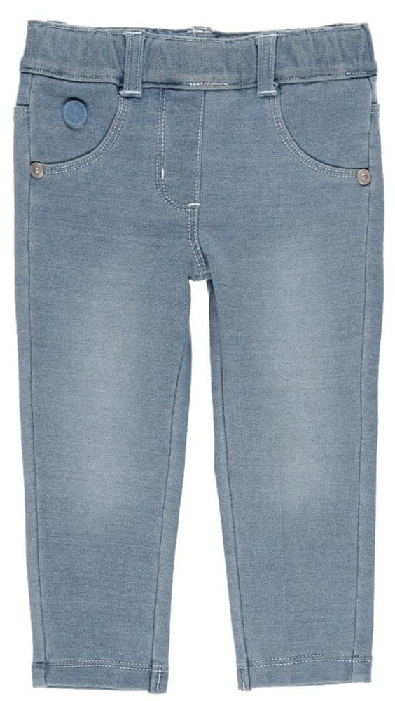 Boboli dívčí měkké džíny Basico 290001 světle modrá 68
