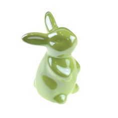 Dommio Zajíček keramický zelený 9 cm