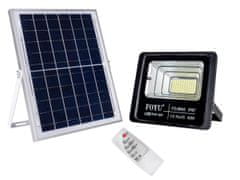 Alum online Reflektor s venkovním solárním panelem IP67 s dálkovým ovládáním studená bílá 40w