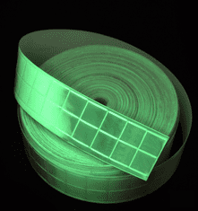 Traiva Reflexní fotoluminiscenční páska GLOWSTAR S1 fotoluminiscenční - 50 mm x 1 m - Kód: 02710