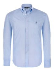 Ralph Lauren Pánská košile Slim-Fit Solid Poplin Shirt modrá L
