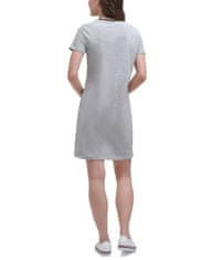 Tommy Hilfiger Dámské šaty Signature Crest T-Shirt Dress šedé S