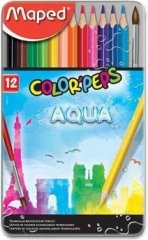 Maped Pastelky Aqua Color'Peps 12ks + štětec