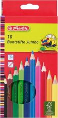 Herlitz  Pastelky Jumbo 10 barev (silné)