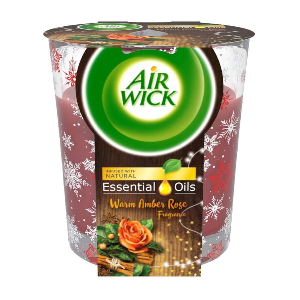 Air wick Svíčka - Jantarová růže 105 g