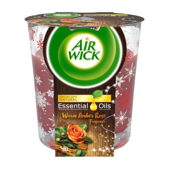 Air wick Svíčka - Jantarová růže 105 g