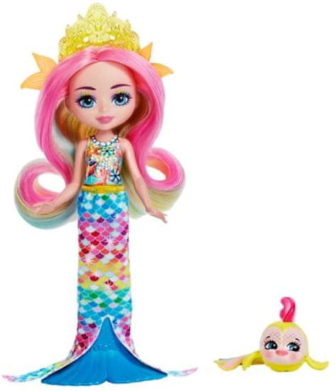 Mattel Enchantimals panenka se zvířátkem Radia Rainbow Fish FNH22