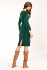 Nife Dámské šaty S192 - Nife tmavě zelená L-40