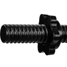 shumee MOVIT posilovací tyč - 120 cm, černá, hvězdicový uzávěr