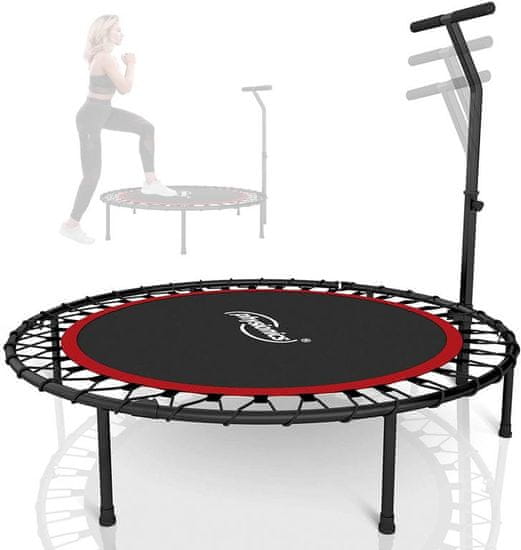 shumee Physionics Fitness trampolína na doma i ven - 101 cm, červená