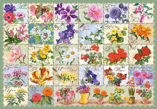 Castorland Puzzle Herbář květin 1000 dílků