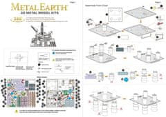 Metal Earth 3D puzzle Ropná plošina a tanker (deluxe set)