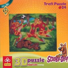 Trefl Puzzle Scooby Doo: Fotbal 3D 24 dílků