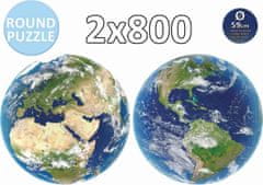 Educa Kulaté puzzle Planeta Země 2x800 dílků