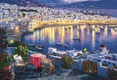 Trefl Puzzle Mykonos za soumraku, Řecko 1500 dílků
