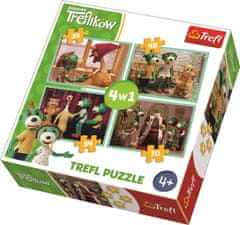 Trefl Puzzle Treflíci 4v1 (35,48,54,70 dílků)
