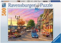 Ravensburger Puzzle Večer v Paříži 500 dílků