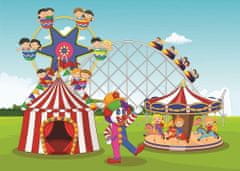 Art puzzle Puzzle Cirkus a lunapark 24+35 dílků