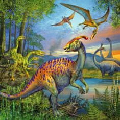 Ravensburger Puzzle Úžasní dinosauři 3x49 dílků