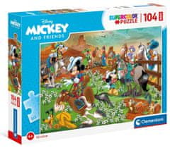 Clementoni Puzzle Mickey a přátelé 104 MAXI dílků