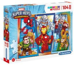 Clementoni Puzzle Marvel Super Hero Adventures MAXI 104 dílků
