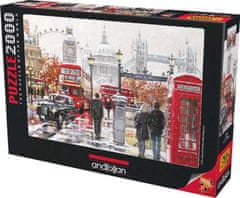 AnaTolian Puzzle Zasněžený Londýn 2000 dílků