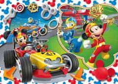Clementoni Puzzle Mickey Mouse: Na závodním okruhu MAXI 104 dílků