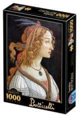 D-Toys Puzzle Idealizovaný portrét dámy 1000 dílků