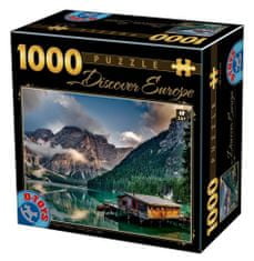D-Toys Puzzle Jezero Braies, Jižní Tyrolsko 1000 dílků