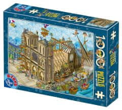 D-Toys Puzzle Katedrála Notre-Dame, Paříž 1000 dílků