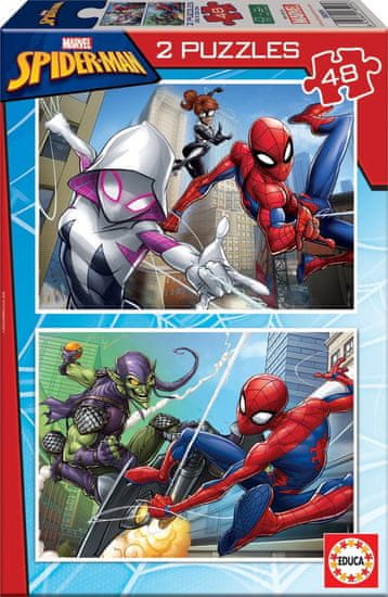 Educa Puzzle Spiderman 2x48 dílků
