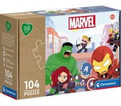 Clementoni Play For Future Puzzle Marvel: Avengers 104 dílků