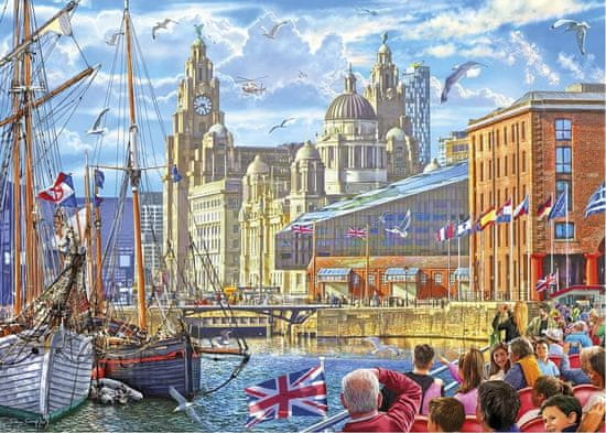 Gibsons Puzzle Albert Dock, Liverpool 1000 dílků