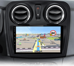 Junsun 2din Autorádio pro Renault Logan 2, Dacia Sandero 2014-2019 Android s GPS navigací, WIFI, USB, Bluetooth, Android rádio Renault Logan, Sandero