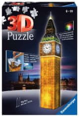 Ravensburger Svítící 3D puzzle Noční edice Big Ben 216 dílků