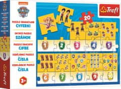 Trefl Vzdělávací puzzle Čísla Tlapková patrola 20 dílků
