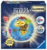 Svítící puzzleball Globus 72 dílků