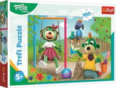 Trefl Puzzle Treflíci: Zábava na zahradě 100 dílků