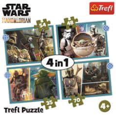 Trefl Puzzle Star Wars: Mandalorian 4v1 (35,48,54,70 dílků)
