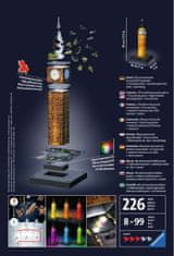 Ravensburger Svítící 3D puzzle Noční edice Big Ben 216 dílků
