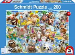 Schmidt Puzzle Zvířecí selfie 200 dílků 