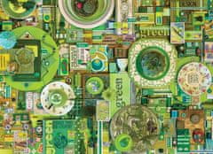 Cobble Hill Puzzle Barvy duhy: Zelená 1000 dílků